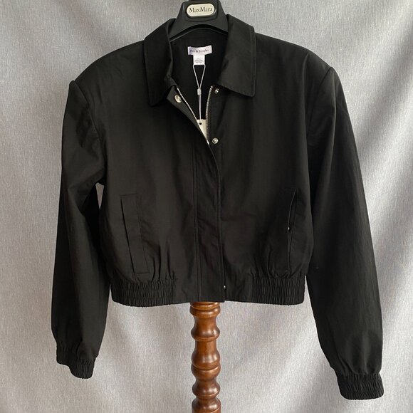 NWT Pure & Simple | Black Bomber Jacket - Picture 10 of 16